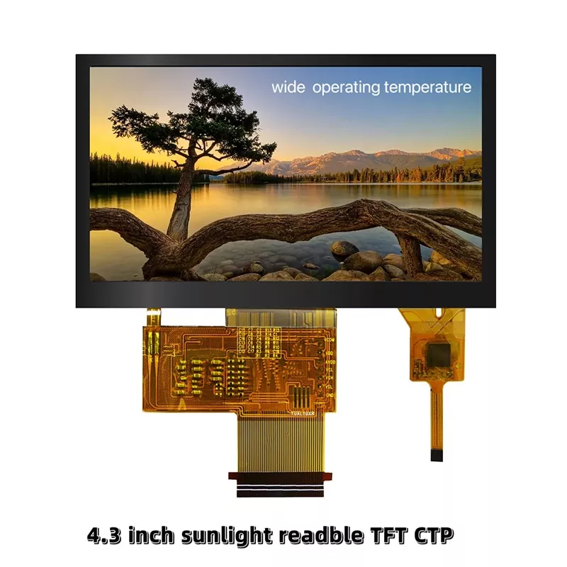 4.3 pulgada malawak na temperatura TFT module na may touch screen