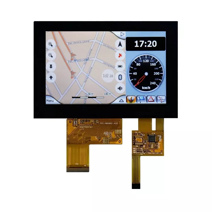 5 pulgada 800x480 Transflective TFT Module