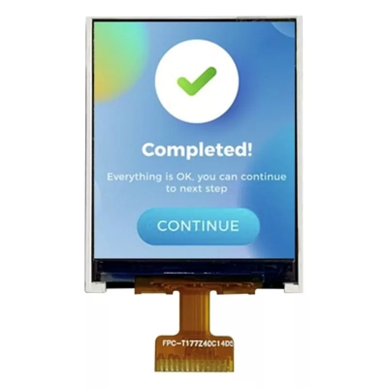 Portrait 1.77 pulgada TFT LCD Display SPI 128x160 ST7735 DRIVER